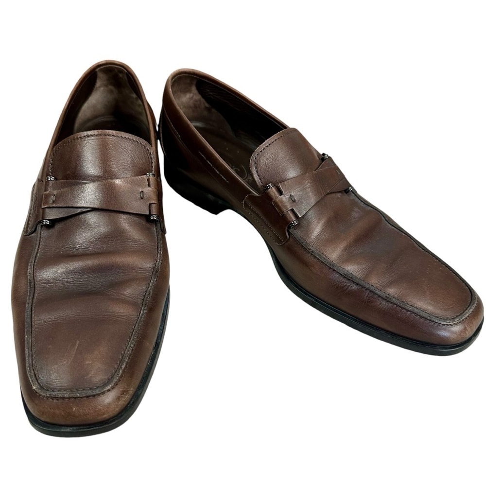 TOD’S‎ GRECA ACCES Strap Leather Loafers